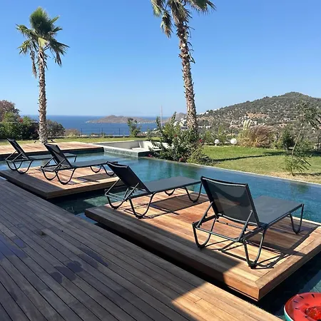 Toscana Yalikavak Infinity Pool Luxury Vacation فيلة *